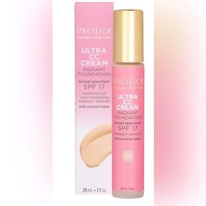 NEW Pacifica CC cream radiant foundation ,cruelty free, vegan, Warm Light